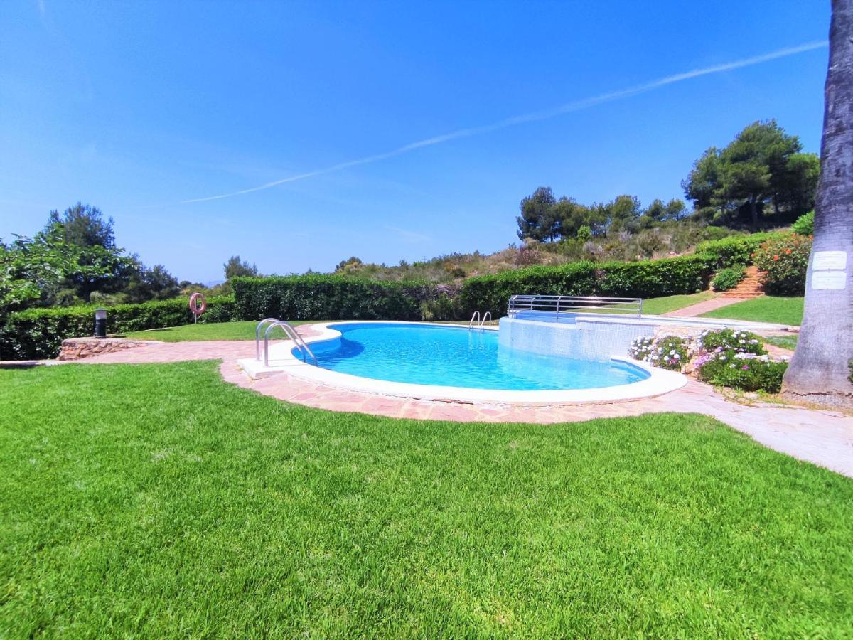 Terraza Con Vistas Espectaculares - Haciendas Albert Villas Alcossebre Luaran gambar