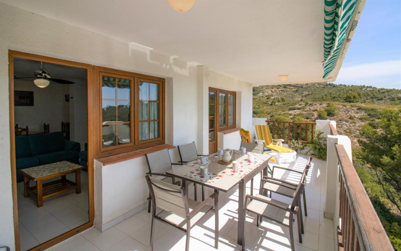 Terraza Con Vistas Espectaculares - Haciendas Albert Villas Alcossebre Luaran gambar